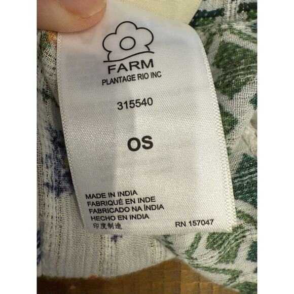 Farm Rio tropical pareo scarf cover-up with tassels - Picture 8 of 10